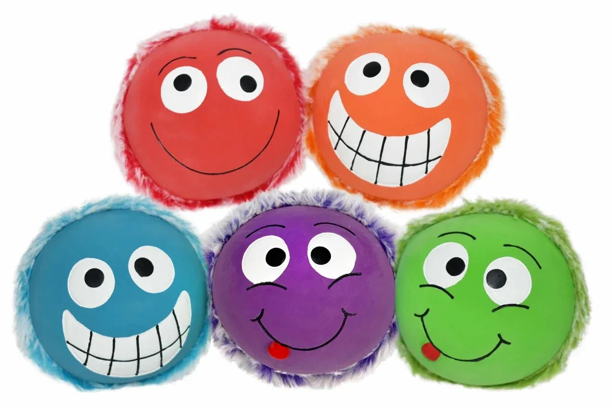Multipet Minipet Plushy Peas Dog Fetch Dog Toy Assorted 2.5 in - Image 2