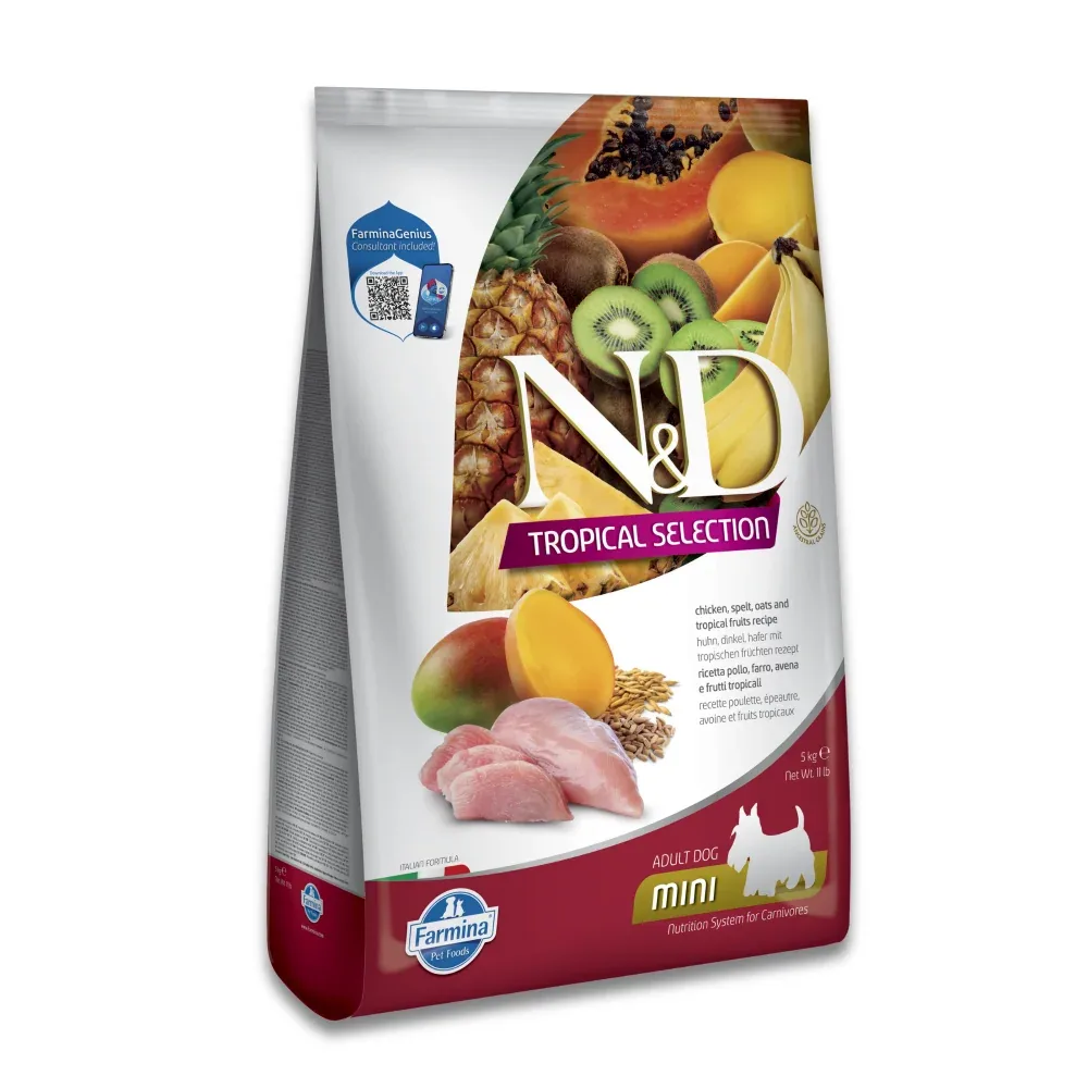 Farmina N&D Tropical Selection Chicken Adult Dog Mini Dry Food - Image 2