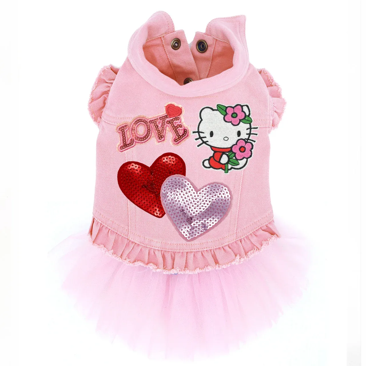 Hello Kitty Denim Jacket in Pink - Image 2