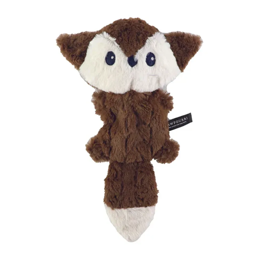 Pawpourri Fox Flattie Toy for Dogs