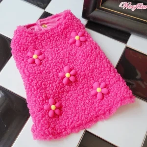 Wooflink Vivid Winter Coat in Pink