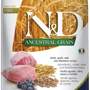 Farmina Ancestral Grain Lamb & Blueberry Mini Adult Dry Dog Food - 15.4 lb Bag