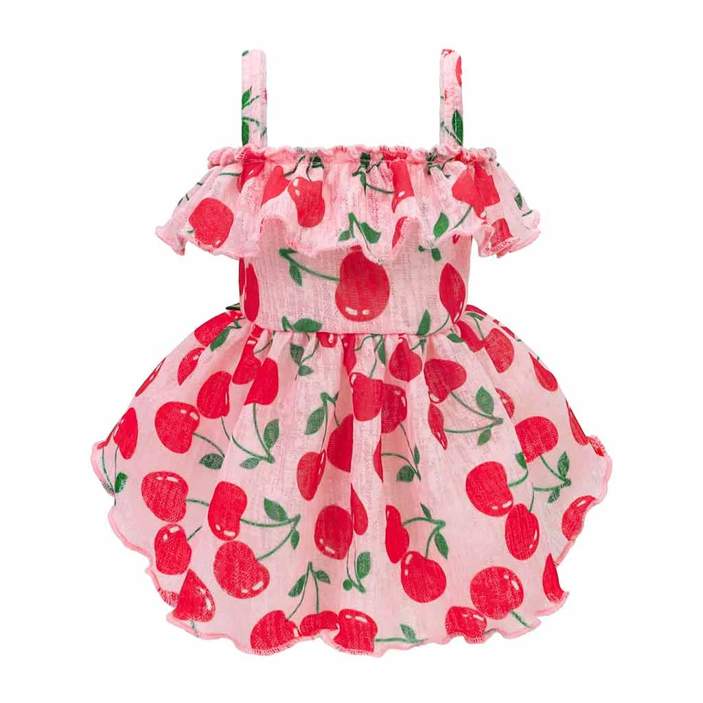 Cute Cherry Dog Dress - Image 2