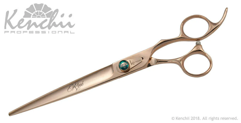 Kenchii Rose Gold Straight Shear, 8 inch