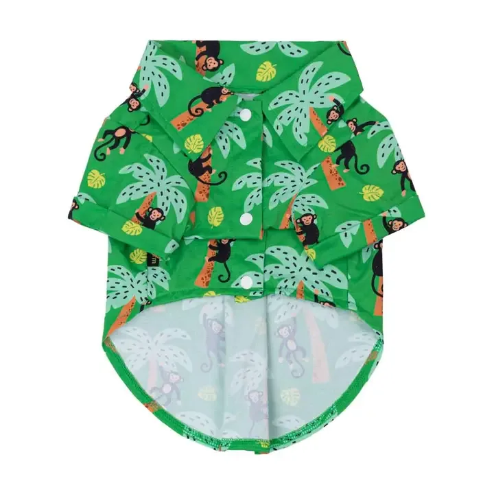 Monkey Dog Hawaiian Shirt - Image 2