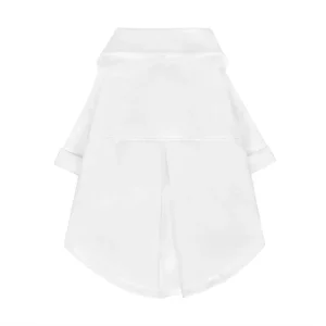 Formal Dog Collar Shirt in White