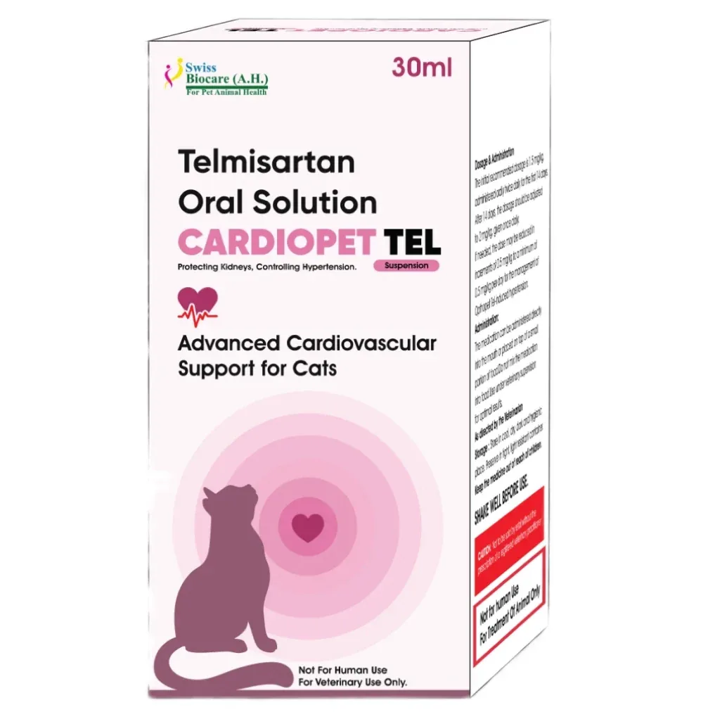 Corise Cardiopet TEL Suspension (Telmisartan Oral Solution) Advanced Cardiovascular Support for Cats