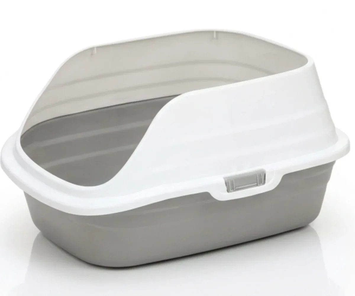 Skatrs High Sided Splash Proof & Spacious Litter Box for Cats - Image 2