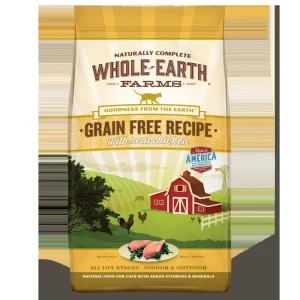 Whole Earth Farms Grain-Free Chicken Dry Cat Food - 2.5 lb Bag
