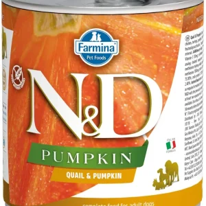 Farmina N&D Pumpkin Quail, Pumpkin & Pomegranate Canned Dog Food - 10 oz - Case of 6
