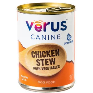 Verus Chicken Stew with Vegetables Canned Dog Food - 13 oz Can - Case of 12