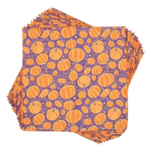 Dancing Pumpkins Dog Bandana, 22 inch, 12 Pack