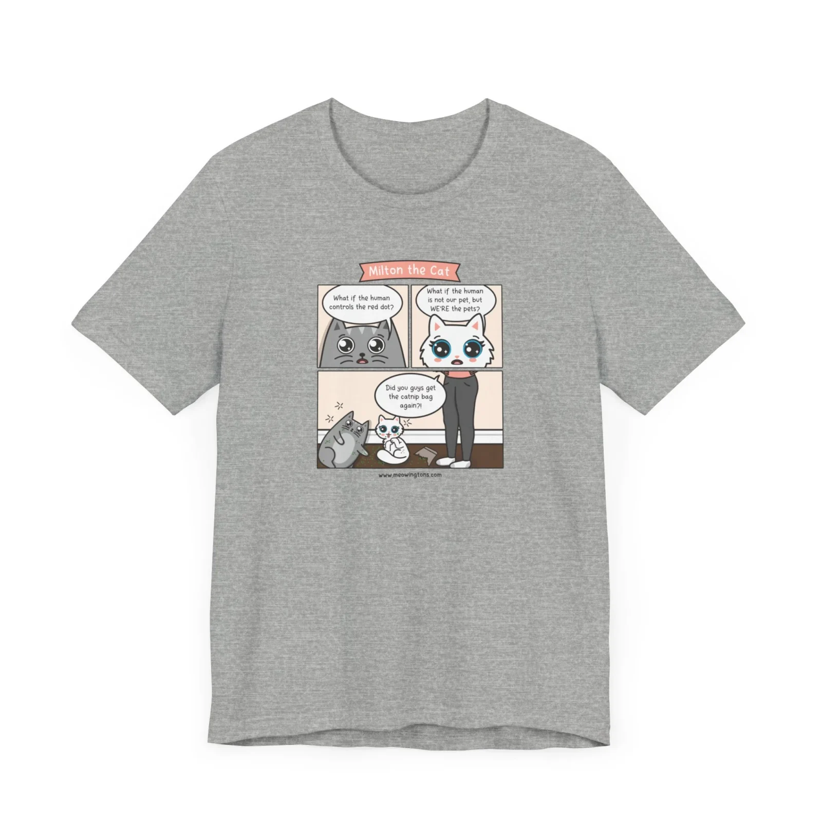 Catnip Trip Comic T-Shirt - Image 2