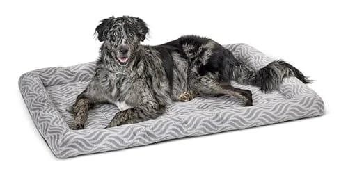 Midwest Homes Quite Time Deluxe Wave Rectangular Dog Bed and Crate Mat - Image 2
