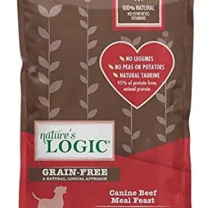 Nature's Logic Distinction Fresh Meat Beef Dry Dog Food - 12 lb Bag