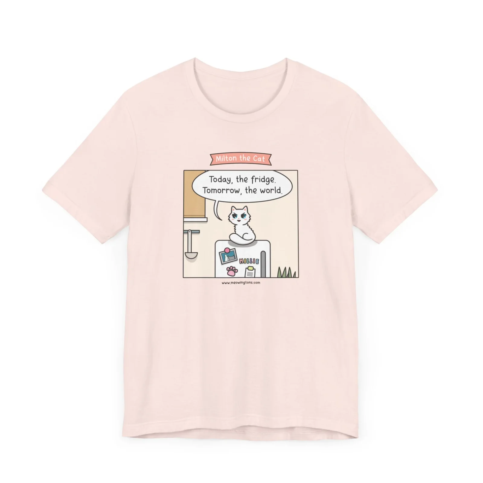 World Domination Cat Comic T-Shirt