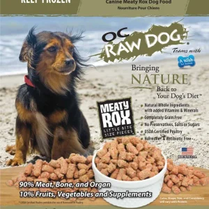 OC Raw Frozen Foods Turkey & Produce Meaty Rox Raw Frozen Dog Food - 3 lb Bag