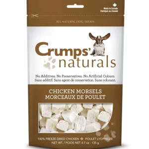 Crumps' Naturals Chicken Morsels Freeze-Dried Dog Treats - 4.7 oz Bag
