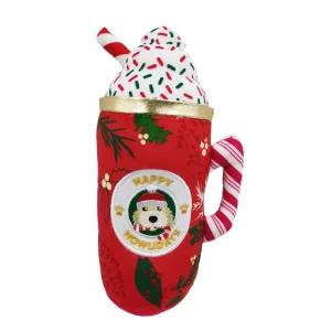 Howliday Cheer Mug Christmas Dog Toy