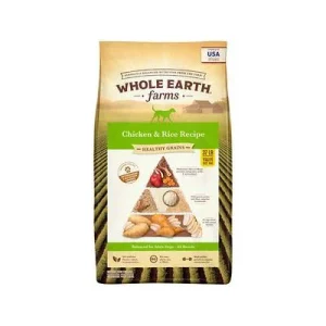 Whole Earth Farms Healthy Grains Chicken & Rice Dry Dog Food - 37 lb Bag