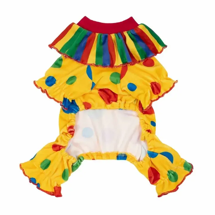 Colorful Dots Dog Clown Costume - Image 2