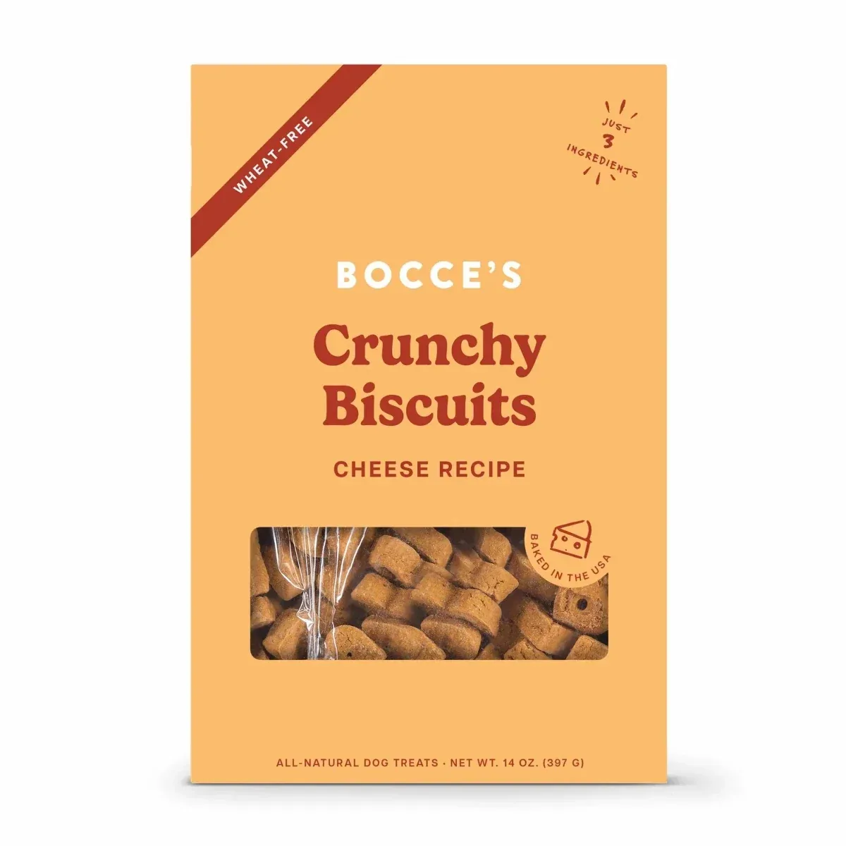 Bocce's Bakery Cheese Biscuit Boxes Dog Treats 14 oz - Image 2