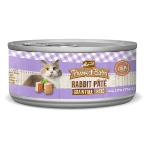 Merrick Purrfect Bistro Grain-Free Rabbit Pate Wet Canned Dog Food - 3 oz Cans - Case of 24