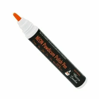 Warren London Pawdicure Polish Pens, Neon Orange, 0.16 oz
