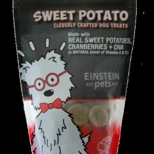 Einstein Pets Signature Treats Sweet Potato Chewy Dog Treats - 8 oz Bag