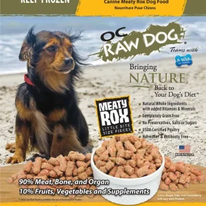 OC Raw Frozen Foods Chicken & Produce Sliders Raw Frozen Dog Food - 4 lb Bag