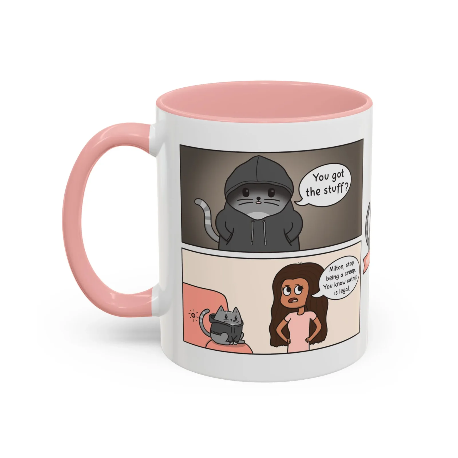 Catnip Deal Comic Coffee Mug - Image 2