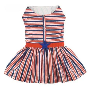 Patriotic Dog Dress with Matching Leash - Image 2
