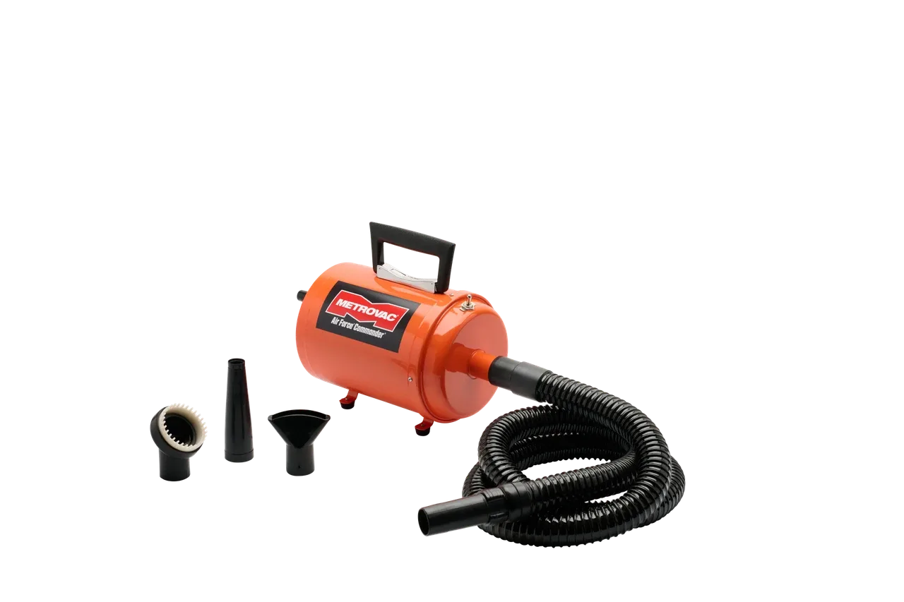 MetroVac Air Force Commander 2 Speed Dryer 1.7 HP, Orange