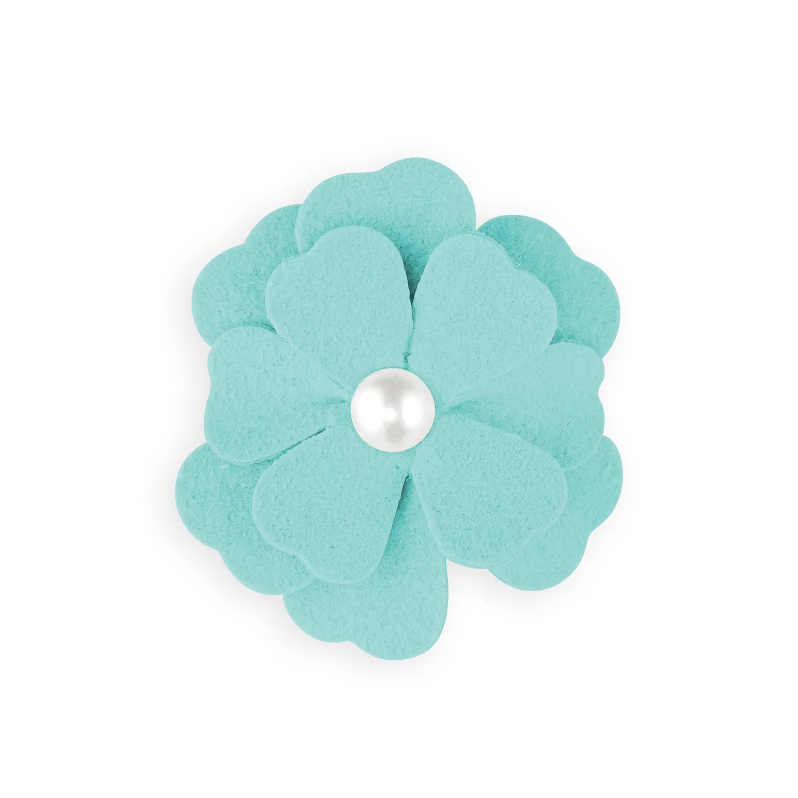 Susan Lanci Pearl 2 Layer Tinkies Garden Flower Hair Bow in Many Colors - Image 2
