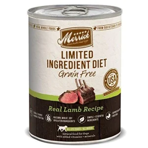 Merrick Limited Ingredient Diet LID Lamb Canned Wet Dog Food - 12.7 oz Cans - Case of 12