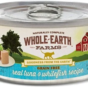 Whole Earth Farms Grain-Free Whitefish & Tuna Dry Cat Food - 2.5 lb Bag