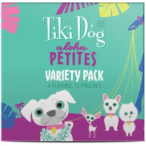 Tiki Dog Aloha Petites Variety Pack Dog Food in Pouches - 12/3.5 oz Pouches - Case of 12