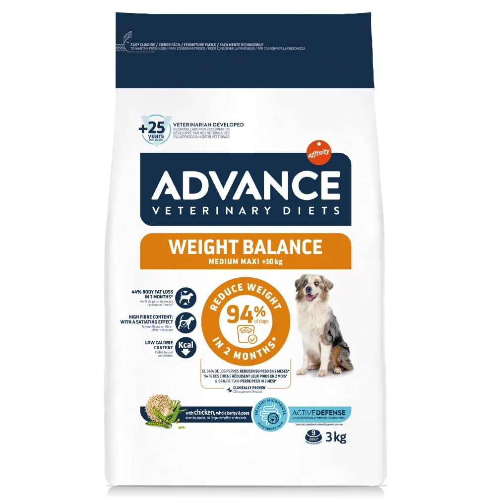 Advance Veterinary Diets Weight Balance Medium Maxi Dog Dry Food