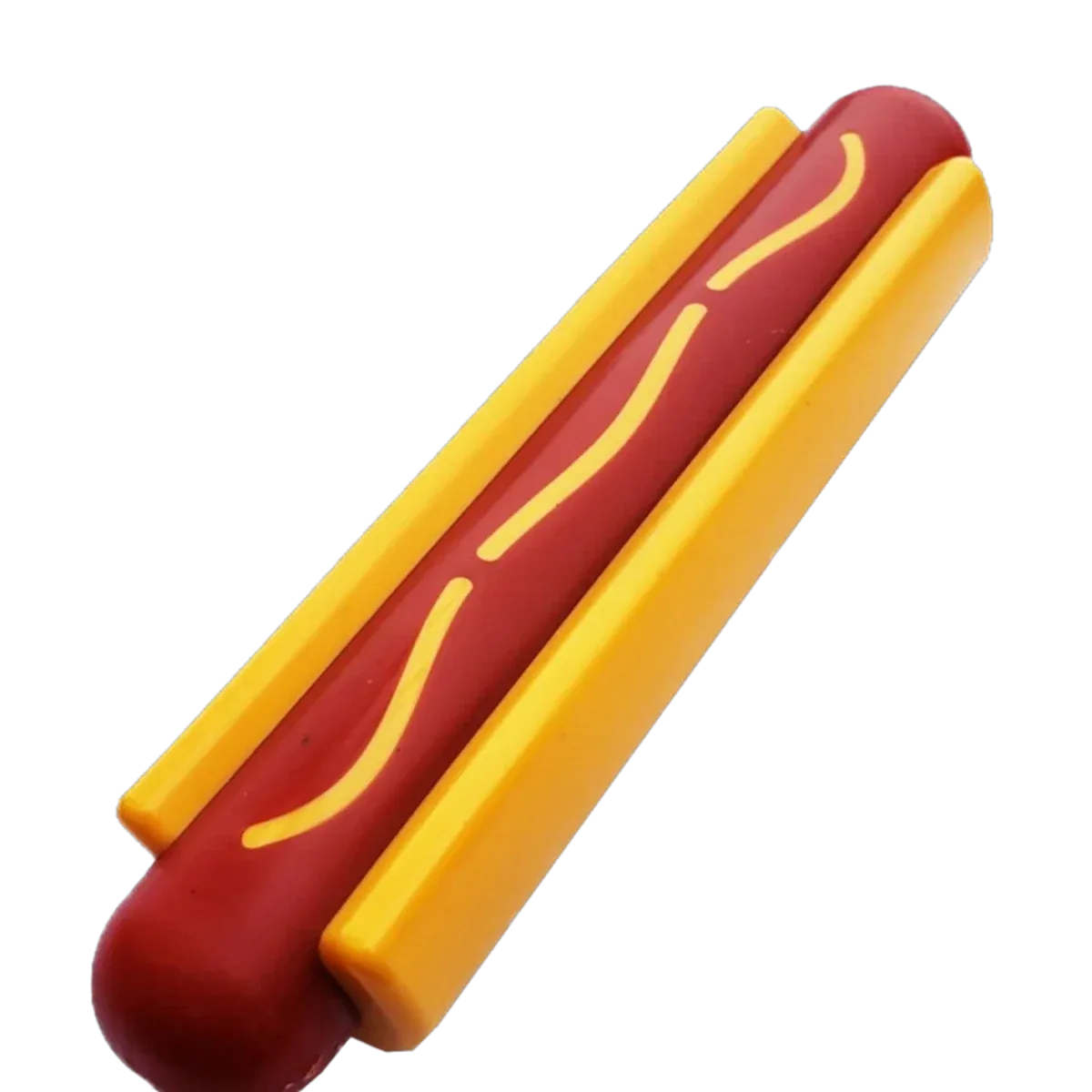 SP Hot Dog Ultra Durable Nylon Dog Chew Toy for Aggressive Chewers