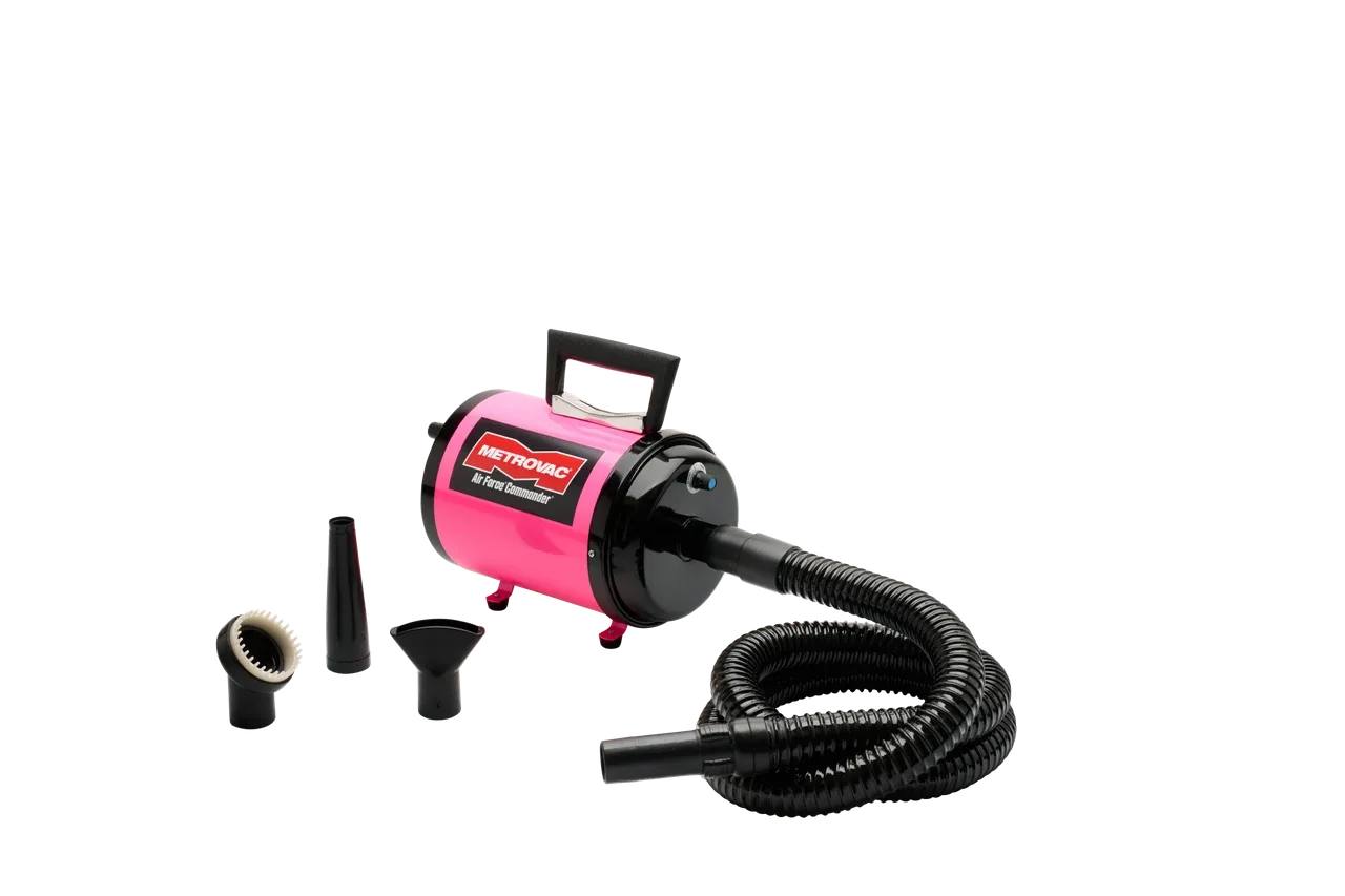 MetroVac Air Force Commander Variable Speed Dryer 4.0 HP, Pink