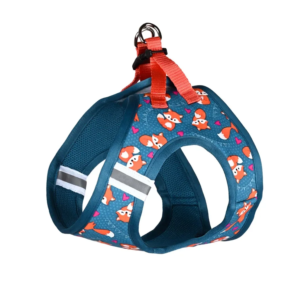 Pets Way Foxie Air Mesh Printed Harness for Puppies and Small Dogs
