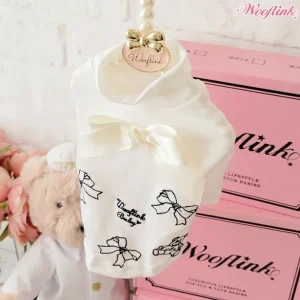 Wooflink Baby Turtleneck - White