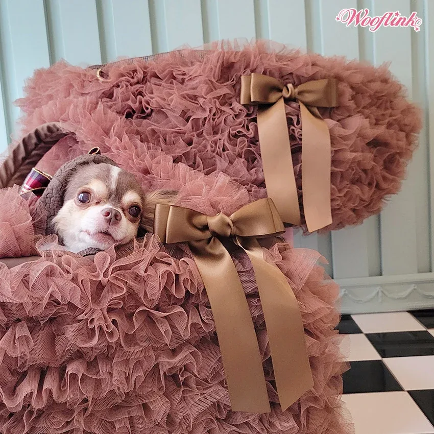 Wooflink Hug Me Bag Tulle in Chestnut - Image 2