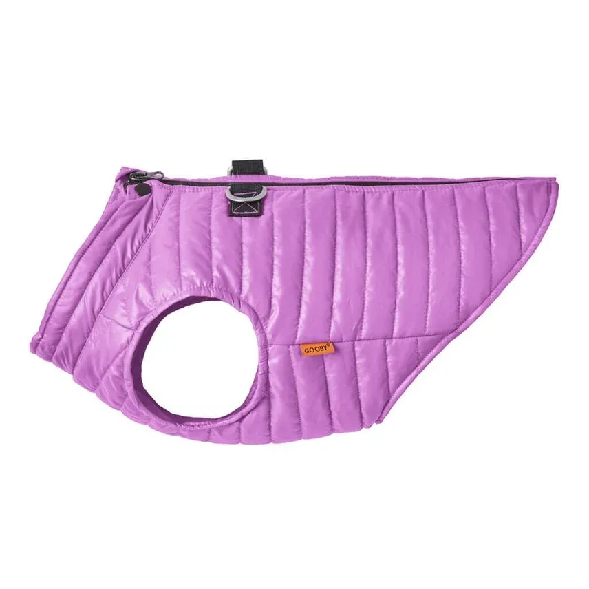 Puffer Vest in Purple - Image 2
