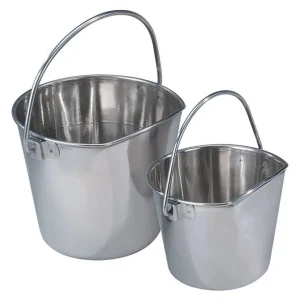 PS Stainless Flat Sided Pail, 2 qt