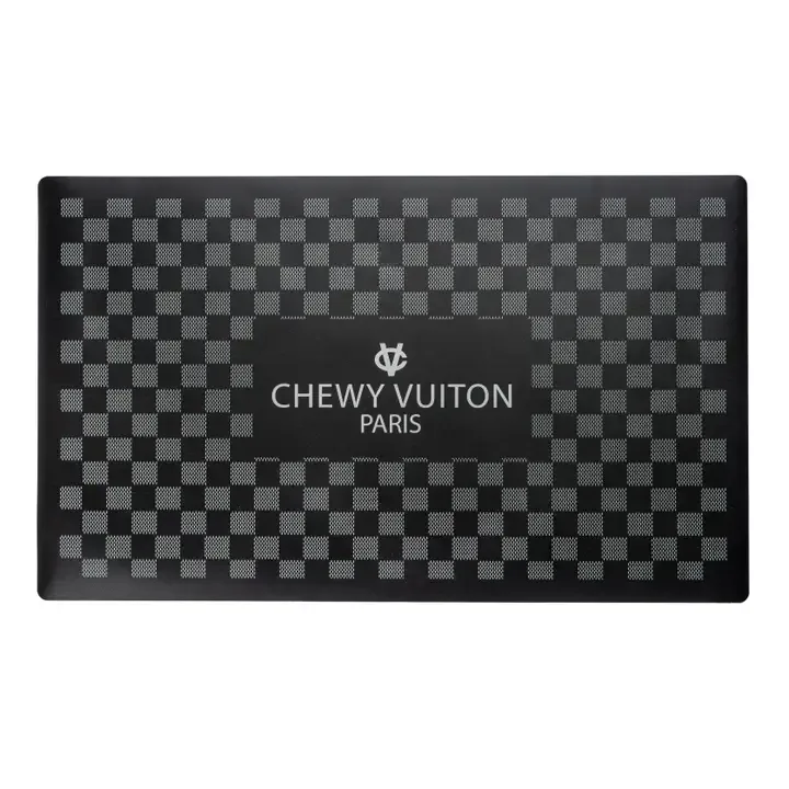 Black Checker Chewy Vuiton Bowl - Image 2