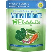Natural Balance Original Ultra Platefulls Chicken & Giblets Recipe in Gravy Wet Cat Food