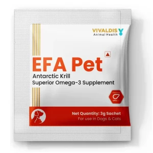 Vivaldis EFA Pet Omega3 Supplement for Dogs and Cats (Single Sachet)