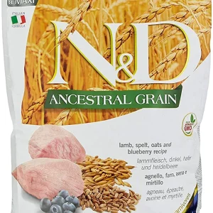 Farmina Ancestral Grain Lamb & Blueberry Adult Medium and Maxi Dry Dog Food - 26.4 lb Bag