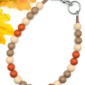 Fall Pumpkin Spice Beaded Collar